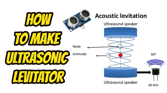How to make an ultrasonic levitator